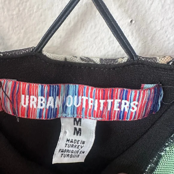 Urban Outfitters Map Print Cowl Neck Slip Midi Dress California Theme M - Picture 9 of 11